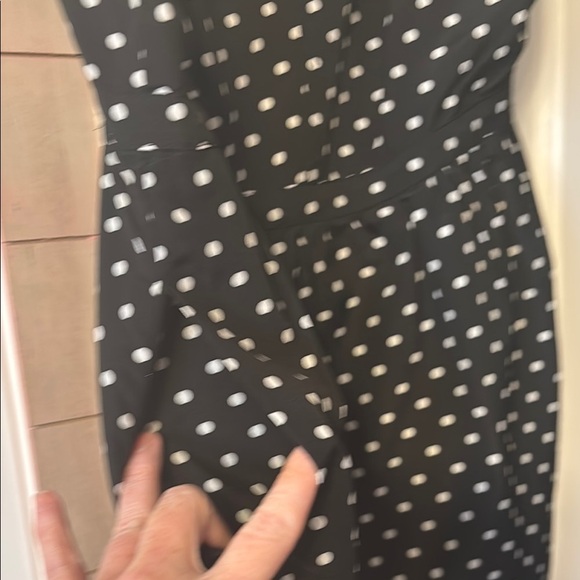 J. Crew Black Sleeveless Polka Dot Sundress - Picture 4 of 7